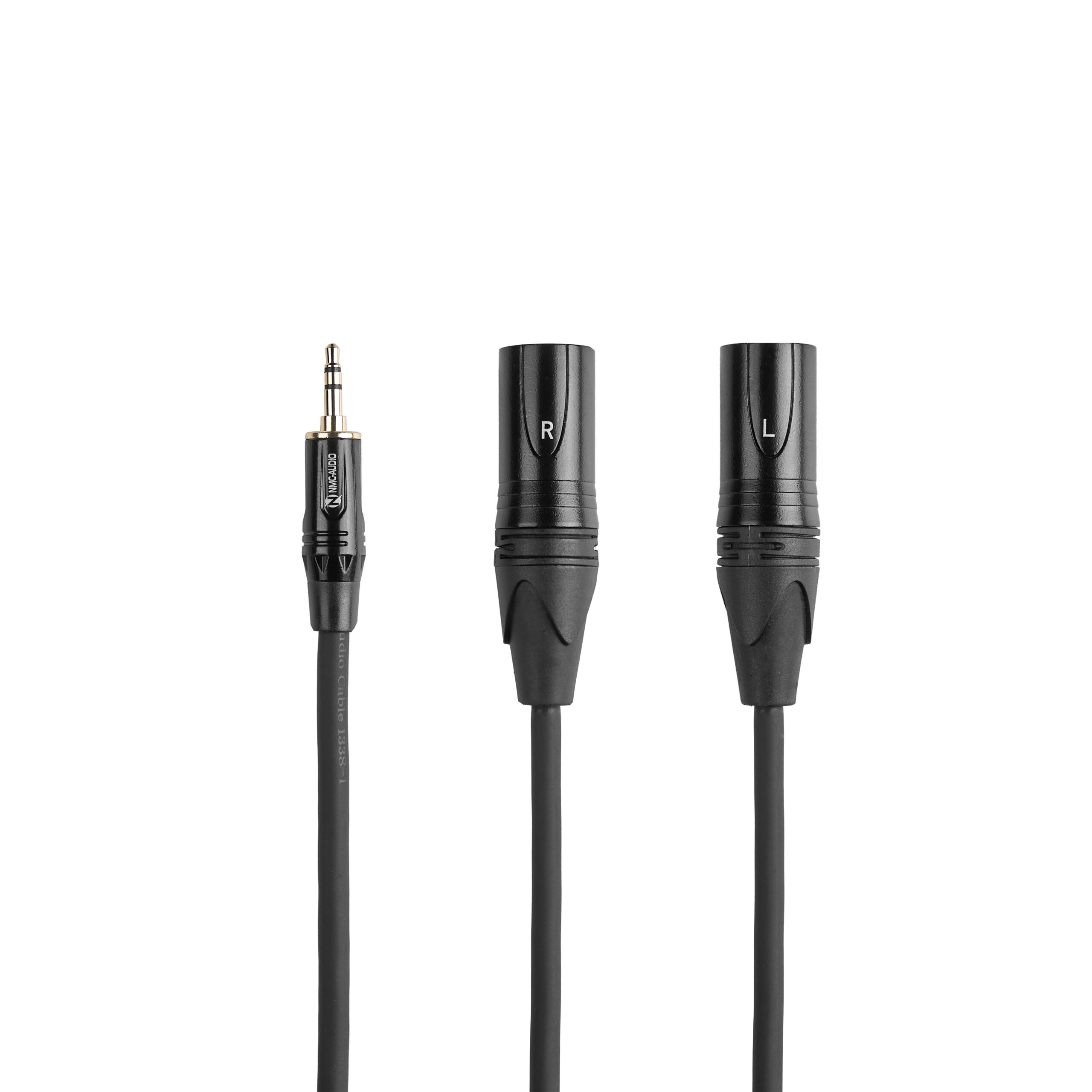 Dây Cáp Âm Thanh	NMC-AUDIO NMC-C266 (1 đầu 3.5mm stereo đực ra 2 đầu XLR đực)