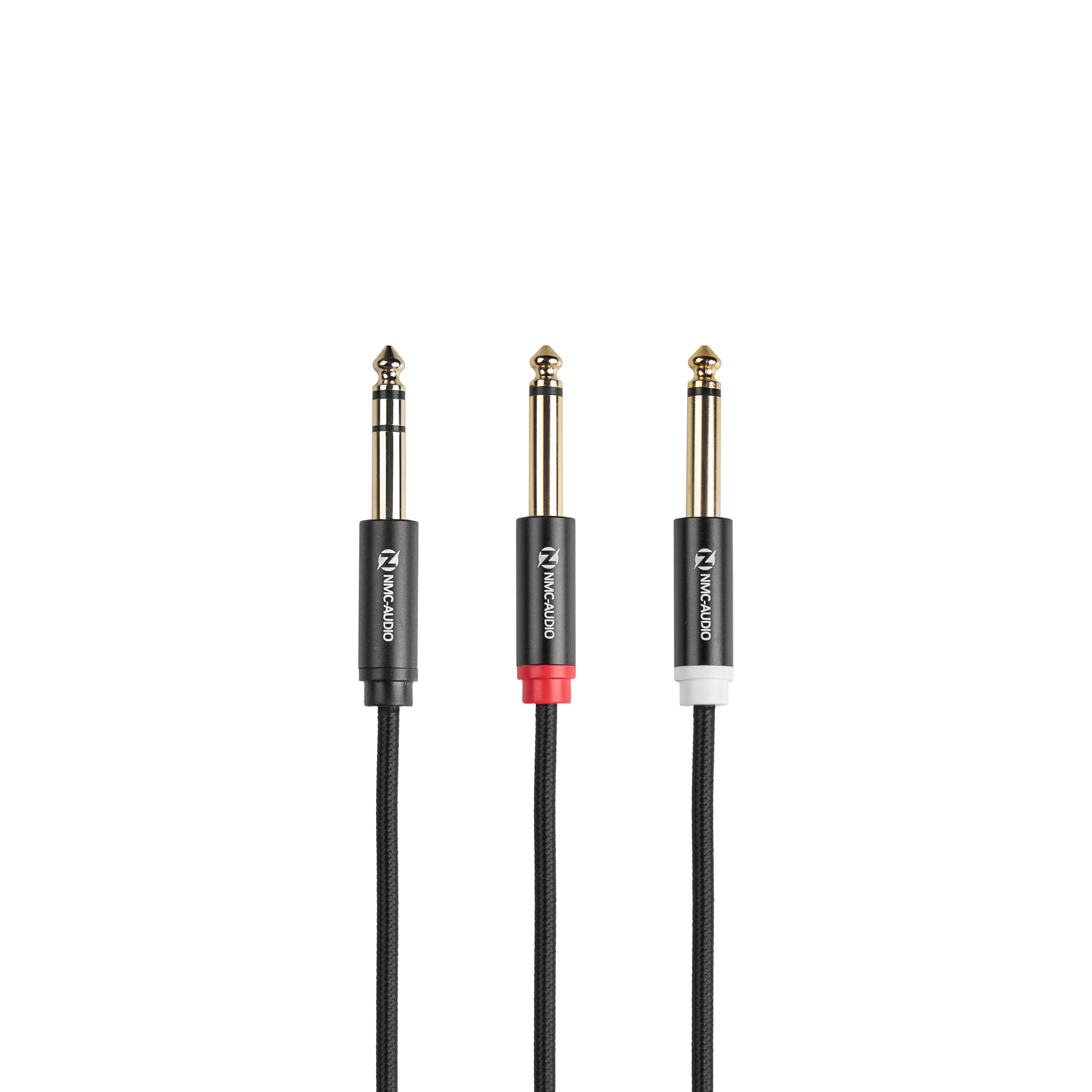 Dây Cáp Âm Thanh	NMC-AUDIO NMC-C433 (1 đầu 6.35mm stereo đực ra 2 đầu 6.35mm mono đực)